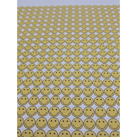 Smiley Faces Blotter Art Print/ Sheet/ Page Psychedelic Art