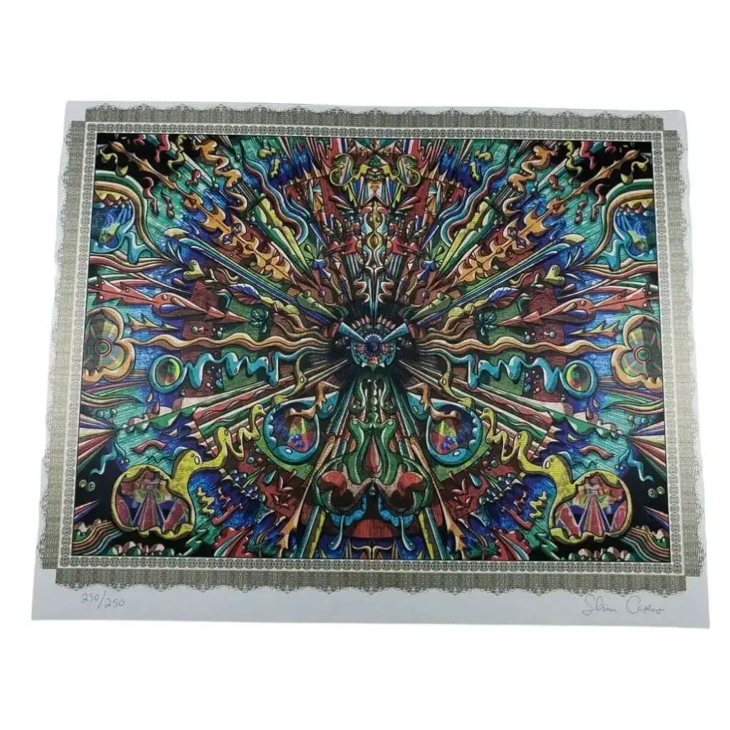 Steven Cerio Large Format blotter art 18 x 22 inches 6,120