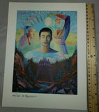 Ashely Foreman ltd  edition blotter art signed psychedelic art print visionary