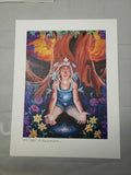 Ashely Foreman limited edition blotter art signed psychedelic art print