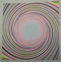 Cosmic Swirl blotter art print by artist Liberty Skrollz