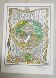 Joshua Levy Bicycle Day  Blotter Art prints  signed and numbered ltd edition set