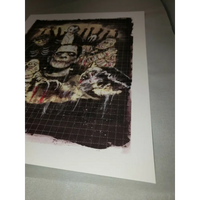 Gus Fink  signed blotter art print psychedelic art print outsider art brut - MYKENSHOTRADINGCOMPANY