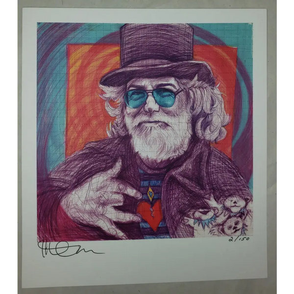 Ike Moody Jerry Garcia tribute limited edition signed