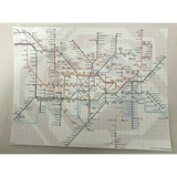 London Tube Map Blotter Art print London Underground
