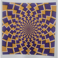 Optical Illusion Blotter Art Print OP Art - Art:Other Art