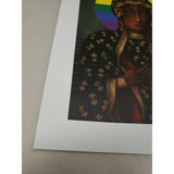 Rainbow Madonna Blotter Art Print LGBTQ Civil Rights