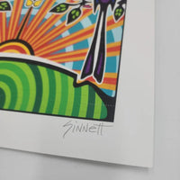 Rick Sinnett Keep of the Wheat signed blotter art print