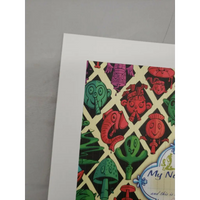 Steven Cerio "My very own blotter art" signed  blotter art print - MYKENSHOTRADINGCOMPANY