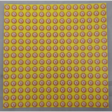 Yellow Sunshine Blotter Art print 900 squares of sunshine